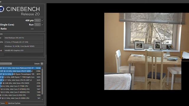 Intel Pentium Gold 4417U {Lenovo V130-15IKB} - Cinebench R20 CPU-Test смотреть онлайн
