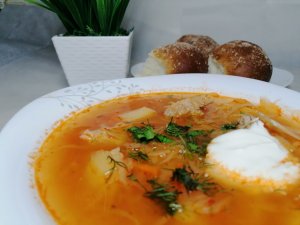 Вкусный борщ без свёклы