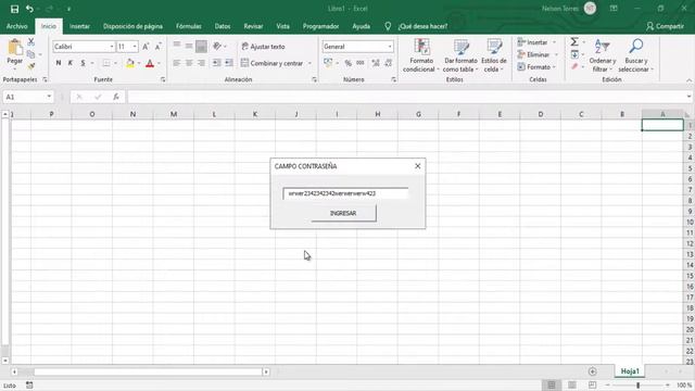 Textbox-Password en formulario de Excel смотреть онлайн