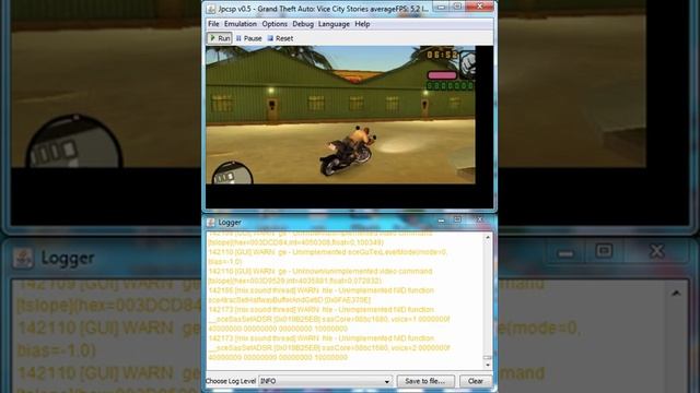 JPCSP r1421 - Grand Theft Auto: Vice City Stories Ingame! смотреть онлайн