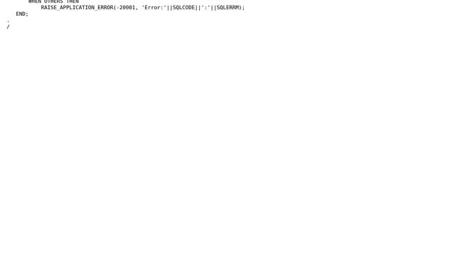 Databases: PL/SQL Script Line with Only a Dot...What is the purpose/function of the dot? смотреть онлайн