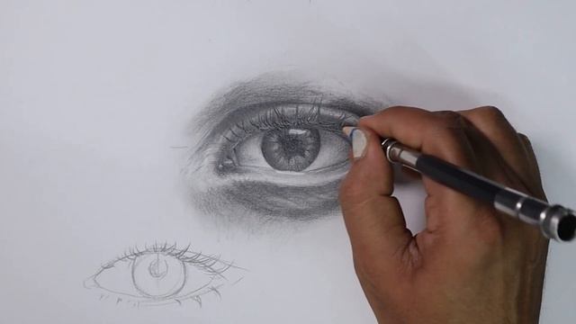 Realistic Eye Drawing for Beginners | Eye Drawing Technique #sketchbookbyabhishek смотреть онлайн
