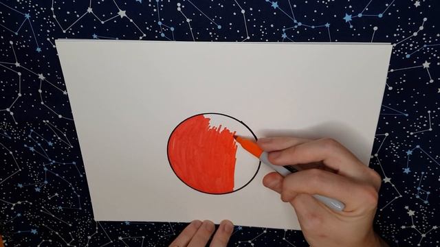 MARS - HOW TO DRAW MARS - RELAXING FOR KIDS смотреть онлайн