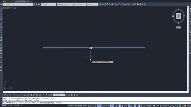 COMO USAR O COMANDO OFFSET DO AutoCAD? AUTOCAD#4 смотреть онлайн