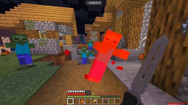 ZOMBIE APOCALYPSE ATTACK: MINECRAFT Vs GTA 5