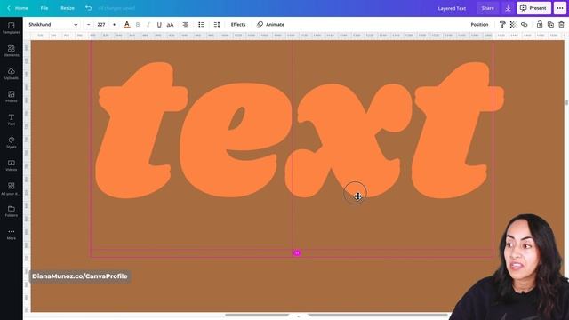LAYERED Text Effect in Canva - Free & Super EASY Tutorial ? смотреть онлайн