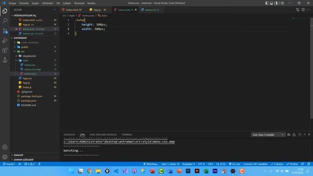 React Sass Kullanımı - Visual Studio Code Sass Eklentileri ve Kurulumu! смотреть онлайн