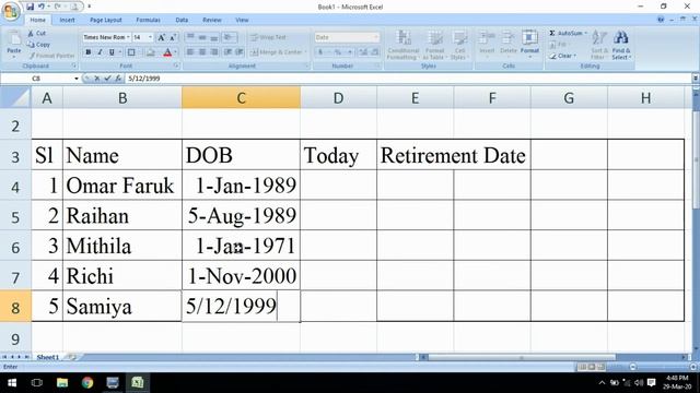 06 Retirement Date Calculation смотреть онлайн