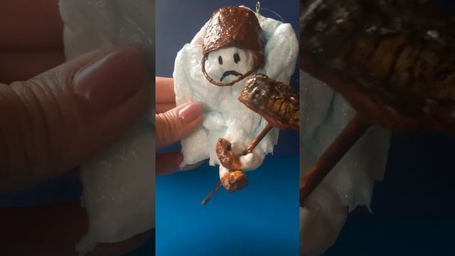 Ватная игрушка на елку своими руками. смотреть онлайн