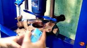 Замена подшипника передней ступицы TOYOTA/hub bearing replacement