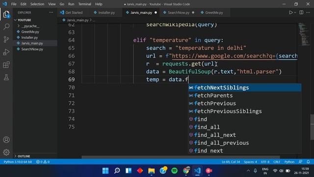 Automating Temperature / Weather in Jarvis in just 5 Mins| Just SPEAK | Jarvis : The Series | Part смотреть онлайн