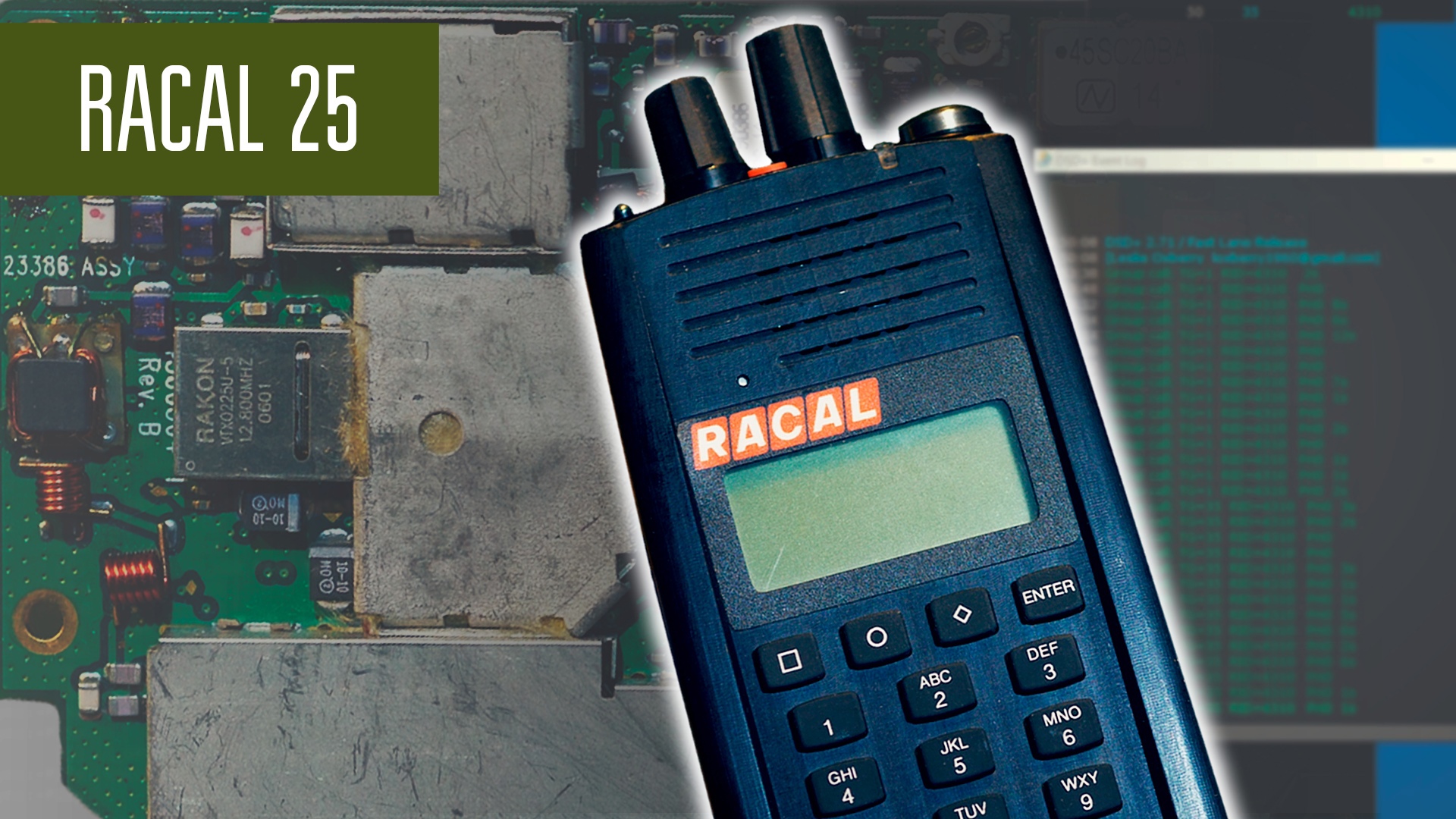 Thales Racal 25 PRC6894 Analog / P25 Radio. Очень прочная и качественная радиостанция. смотреть онлайн