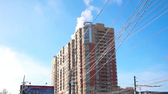 Зимняя зарисовка в Могилёвском сквере