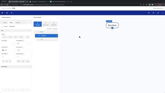 Lottie animation in Zion Builder pt1 - Click & MouseOver Interactions смотреть онлайн
