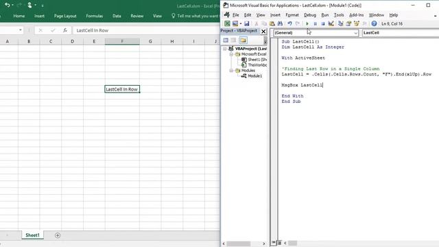 How to Find Last Cell, Last Row and Last Column смотреть онлайн