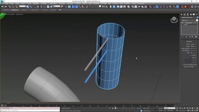 Delete Faces Modifier смотреть онлайн