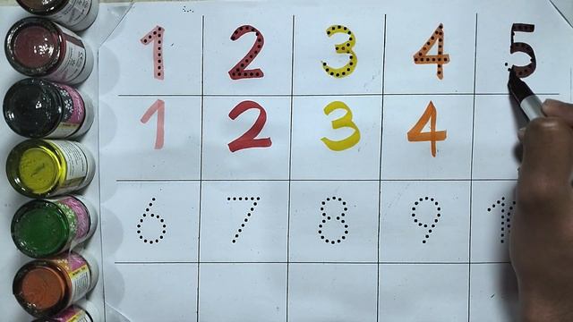 1234 Numbers | 123 Number Names | 1-10 | Counting Numbers | learn color name | Kids Learning Academ смотреть онлайн
