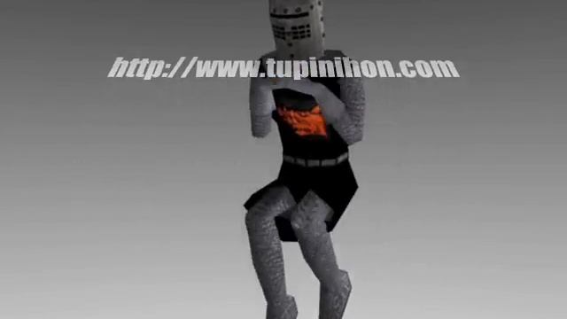 Monty Python Black Knight (low poly 3D animation) смотреть онлайн