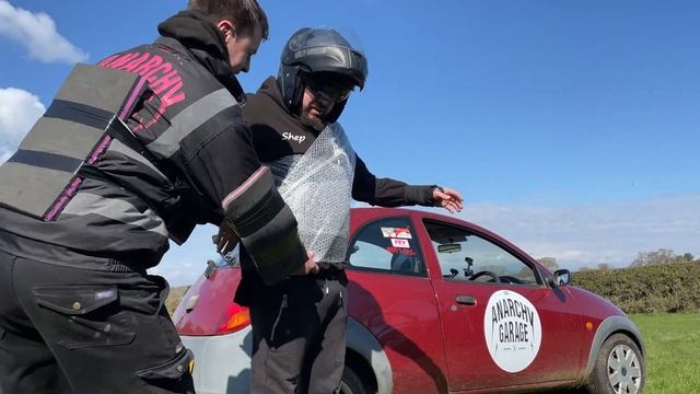 AnarKa Field Sledding - Ford Ka Airbag Goes of - The Anarchy Garage - Episode 16 смотреть онлайн