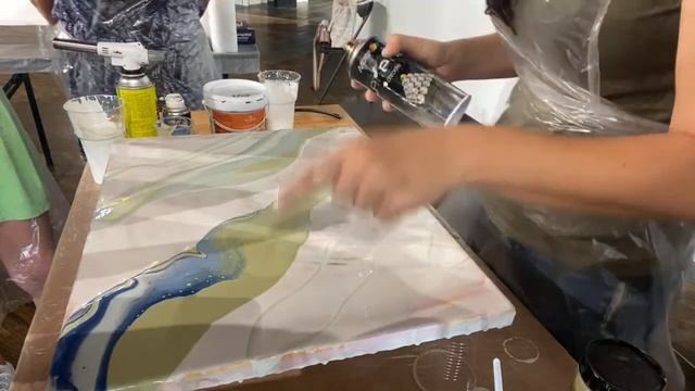 Мастер-класс “Fluid art” смотреть онлайн