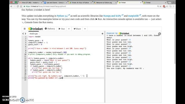 V12 - Guess My Number - Add Guess Count смотреть онлайн