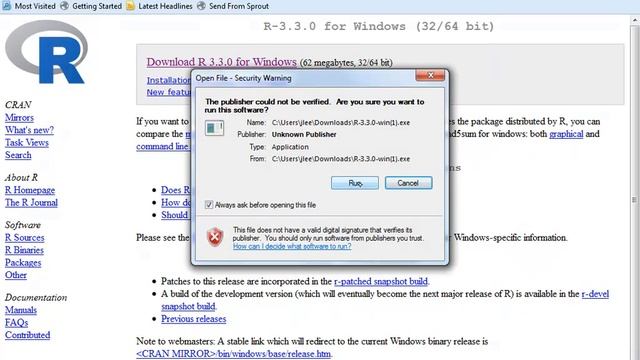 1.1 Installing R смотреть онлайн