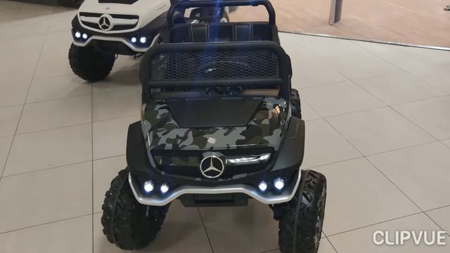Mercedes BENZ UNIMOG Light 12V 4x4 Ride On car/ elektrische kinderauto voor kinderen смотреть онлайн