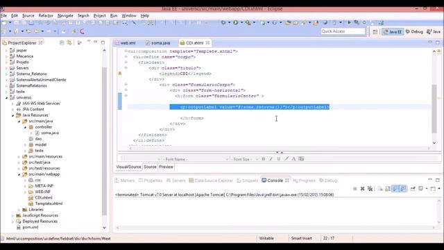 JAVA - MAVEN - JSF - PRIMEFACES - BOOTSTRAP - HIBERNATE - CDI - AULA 03 смотреть онлайн