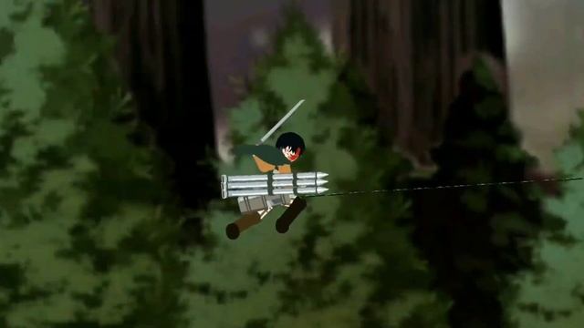 AOT: Levi vs The Beast Titan Round-2 || Drawing Cartoons 2. смотреть онлайн