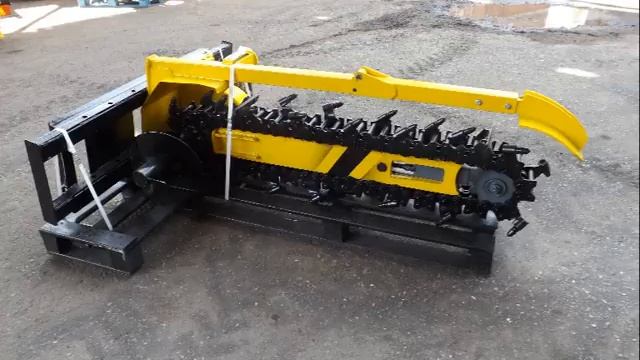 Траншеекопатель ЭТУ-120-20 навесной на Bobcat смотреть онлайн