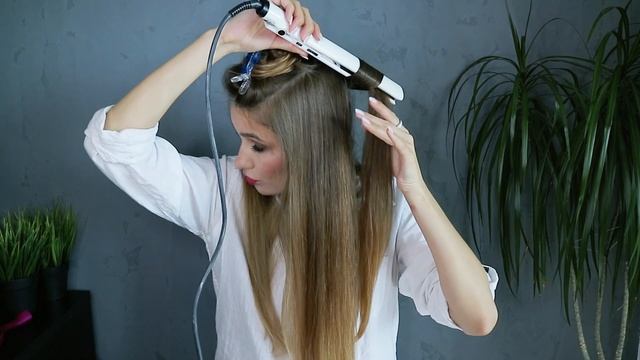 Голливудская волна утюжком. Быстрые локоны!