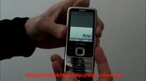 nokia 6700 unlocking by codes