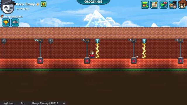 Maker King Летс плей интересная игра уровень с кнопками и электрошоком левел с зонтиком смотреть онлайн