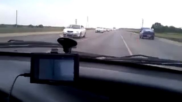 на подъезде к Краснодару