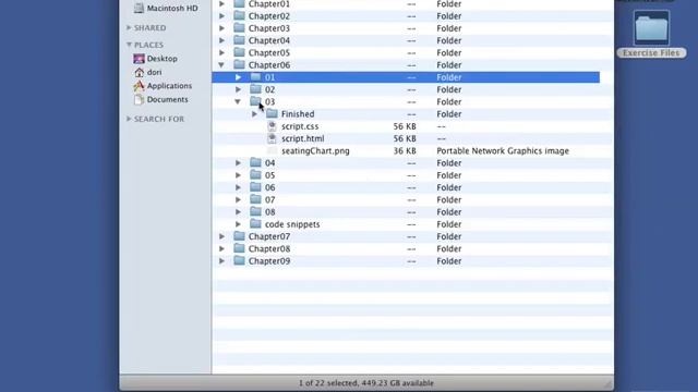 2-Using the Exercise files смотреть онлайн