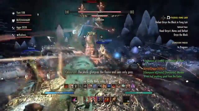 Elder Scrolls Online Veteran Fang Lair No Death & Speedrun смотреть онлайн