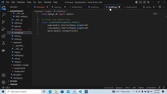 Model Forms In Django|how to create django model Form and save data to DB with the help of model смотреть онлайн