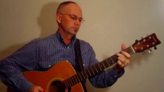 Blue Moon of Kentucky on acoustic guitar смотреть онлайн