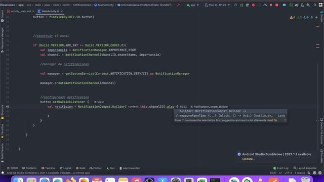 ? CREA NOTIFICACIONES ?PUSH SENCILLAS ? en ANDROID STUDIO KOTLIN ☑️ | TUTORIAL PASO A PASO ✅ смотреть онлайн