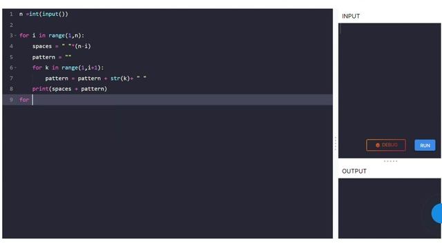 Python Program to Print Number Diamond смотреть онлайн