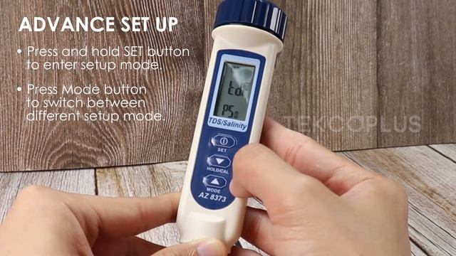 TK285PLUS Digital Pen-type Salinity PPM Temperature Water quality meter смотреть онлайн