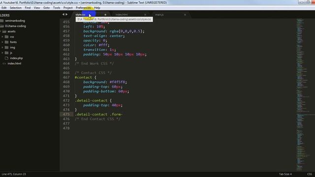 Tutorial ( Part 7 - Contact ) | Personal Portfolio Template Website HTML, CSS, Bootstrap, JQuery смотреть онлайн