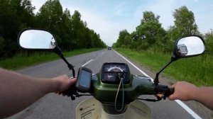 Максимальная скорость. Yamaha Town Mate 50