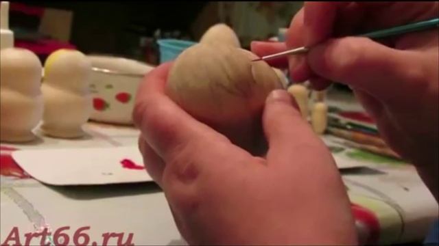 Роспись матрёшки Часть 2 смотреть онлайн