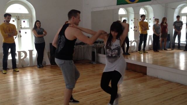 Бачата. Студия танцев Алегрия. Оксана и Николай смотреть онлайн