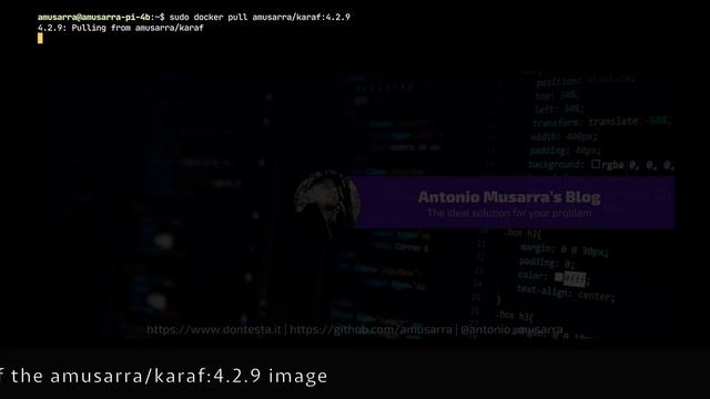 Demo: Docker + Apache Karaf installation on Raspberry Pi 4 with 8GByte RAM (Ubuntu Server 20 as OS) смотреть онлайн