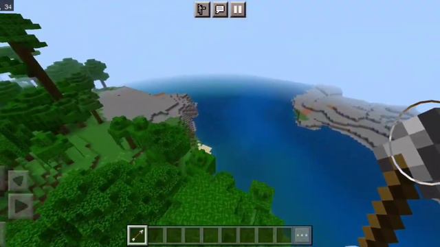 классный остров в майнкрафт (храм=2/руды/много воды/Нижний шахта/поверхный шахта) смотреть онлайн