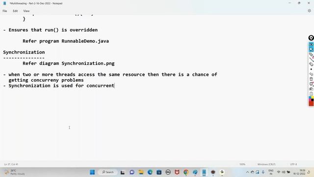 Full Stack Java Developer Course |Session-21 |Multithreading| Synchronization | Thread Communicatio смотреть онлайн