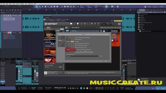 Native Instruments Kontakt 5. Часть 2 - Настройки смотреть онлайн