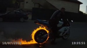 Отжиг резины. Анапа. 11.07.2012 год.